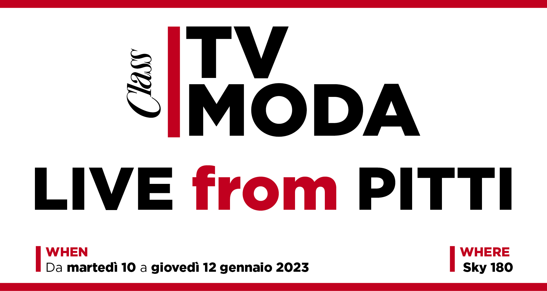 Class TV Moda - LIVE From Pitti