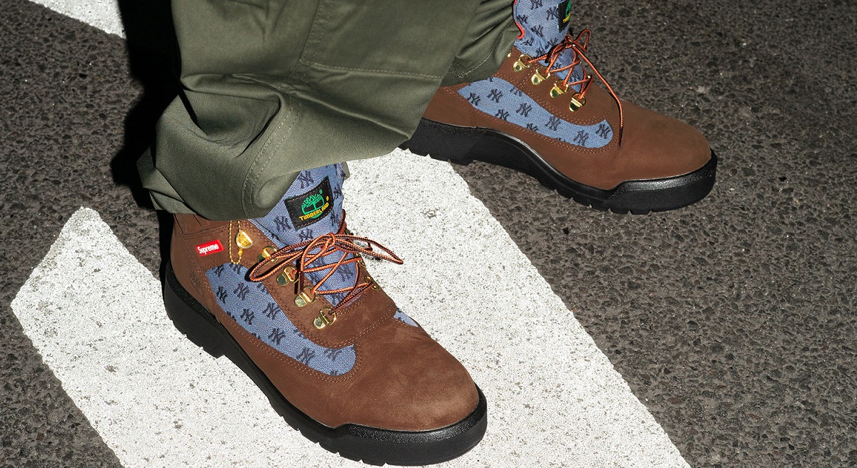 Supreme e Timberland insieme per una co-lab dedicata al baseball americano  - MFFashion.com